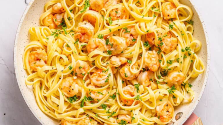 Garlic Butter Shrimp Pasta